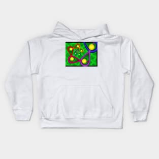 Tennis Fractal Kids Hoodie